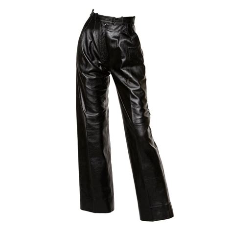 vintage ysl leather trousers men|Yves Saint Laurent Pants for Men for sale .